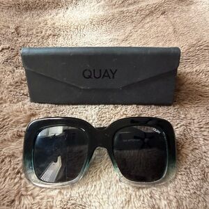 Quay Australia Black and Gray Sunglasses